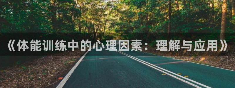 vsport体育在线官网：《体能训练中的心理因素：理解与应用》